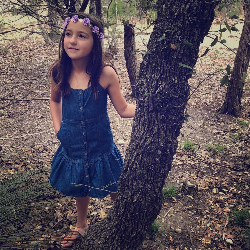 Girls denim dress, Gap